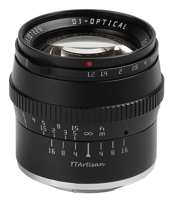 TTArtisan C5012-B-RF Objektiv – 50 mm f/1.2, APS-C, manuell – für Canon RF