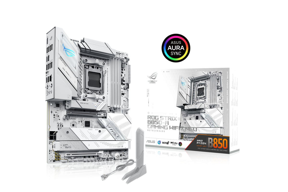 ASUS ROG STRIX B850-A GAMING WIFI7 NEO – Mainboard – Sockel AM5, AMD B850, ATX, DDR5