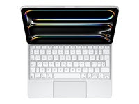 Apple Magic Keyboard Tastatur-Case für iPad Pro 11" (M4/M5) – QWERTZ (CH), mit Trackpad, Beleuchtung – Weiss