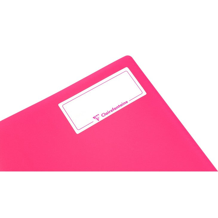 Clairefontaine Notizheft – 170 × 220 mm – Softcover, Polypropylen-Cover, Einstecktasche, mehrfarbig, PEFC