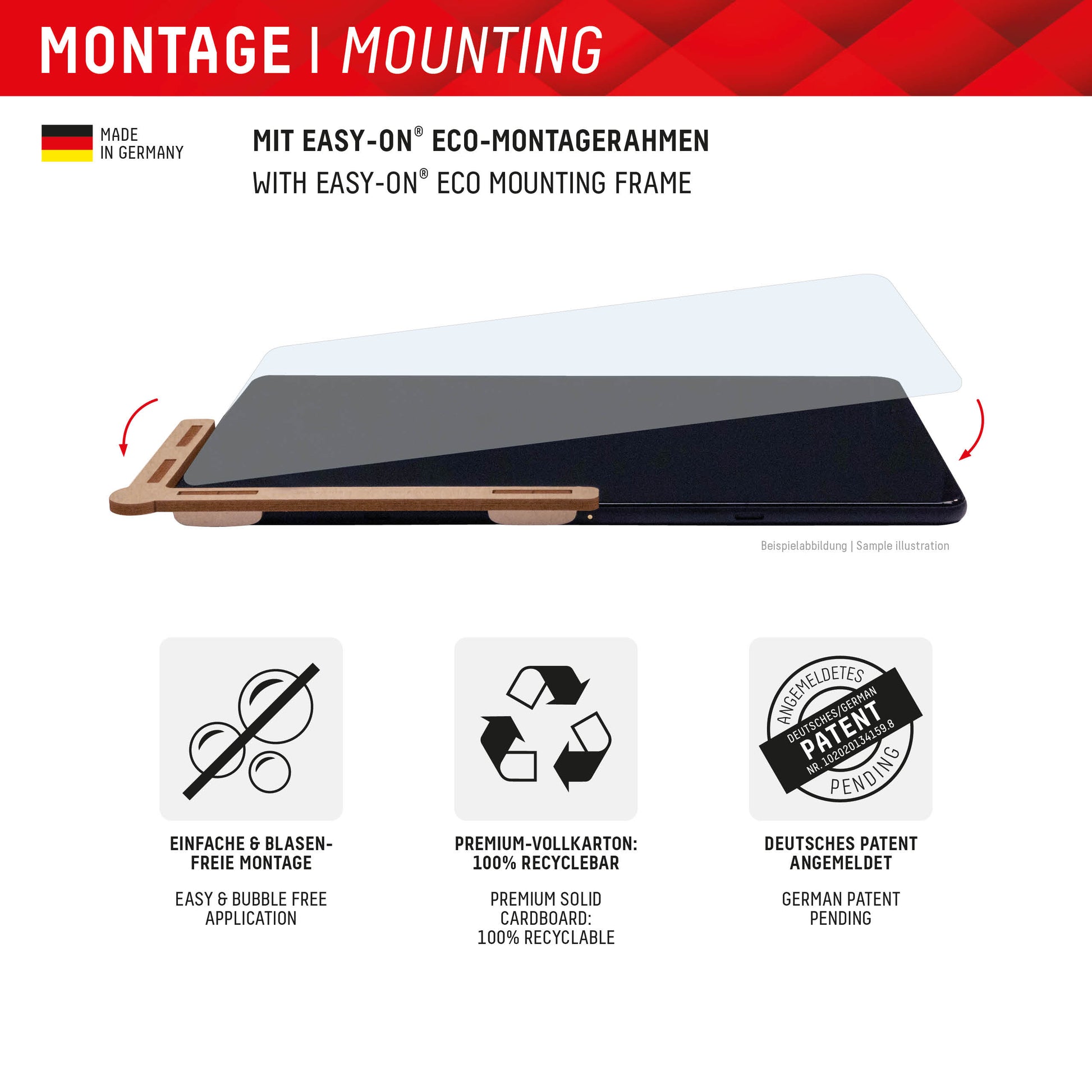 Displex Panzerglas für iPad mini 8,3" (6./7. Gen.) – 9H, Anti-Fingerprint