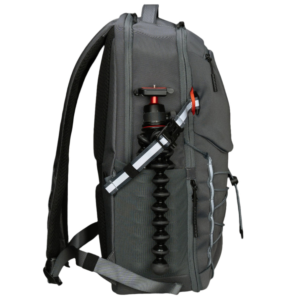Targus Notebook-Rucksack Work+Play Trio – für 16", 20 l, aus recyceltem Material – Grau, 295 × 470 × 130 mm