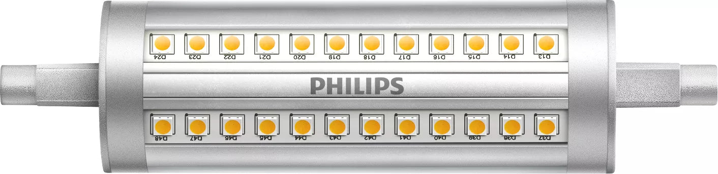 Philips by Signify Philips LED-Leuchtmittel R7S 118 mm – Warmweiss 3000 K, 1600 lm, 14 W – 1 Stk.