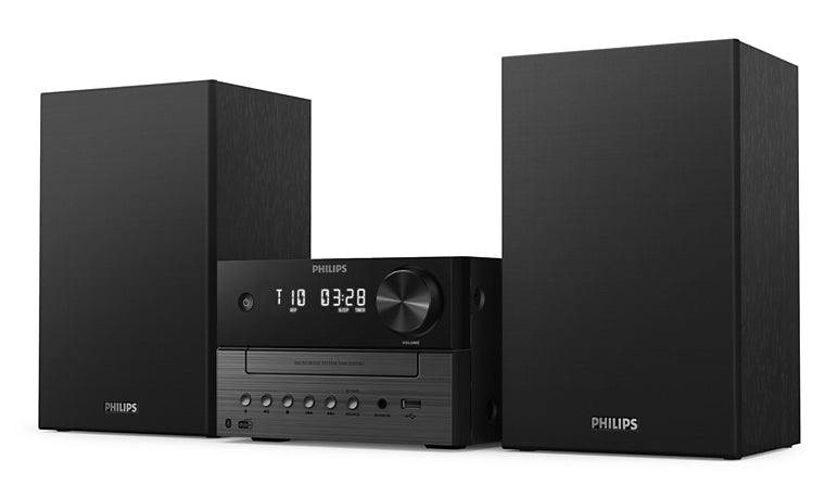 Philips TAM3505M2/12 – Mikro-HiFi-System – 20 W, DAB+, CD, Bluetooth – Schwarz