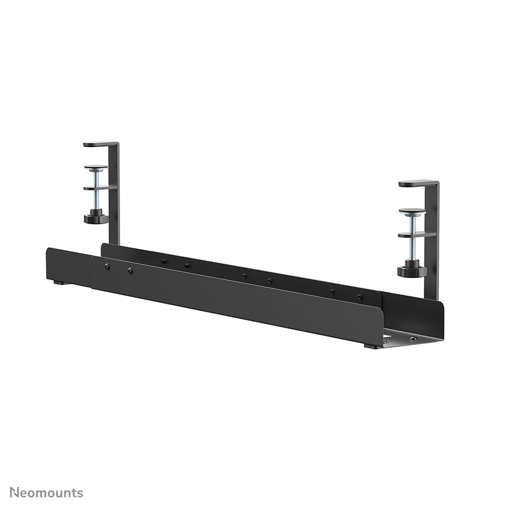 Neomounts ADS07-120BL Kabelwanne – Verstellbar 0,8–1,2 m – Klemmbefestigung, max. 5 kg – Schwarz
