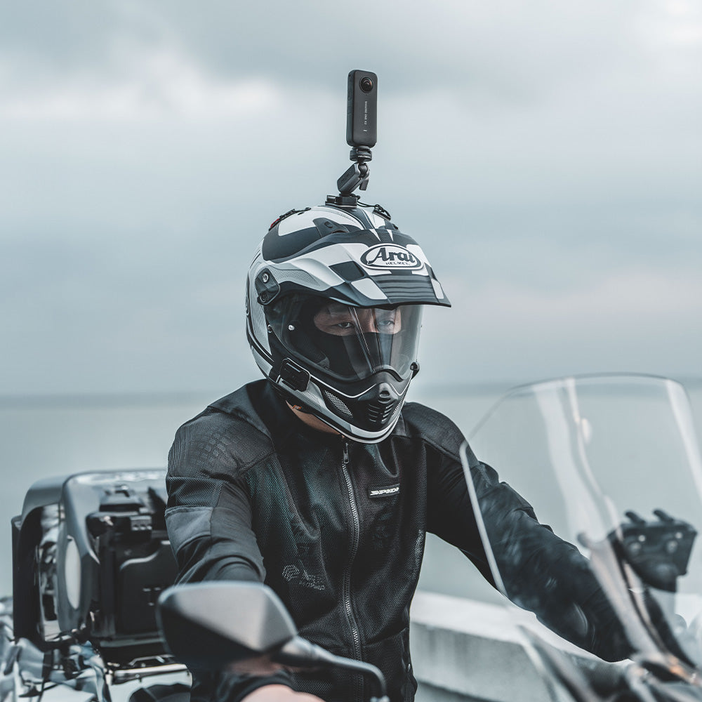 PGYTECH CapLock P-GM-225 Kamerahalterung – Helmhalterung, 360° drehbar – für Actioncams – Silber