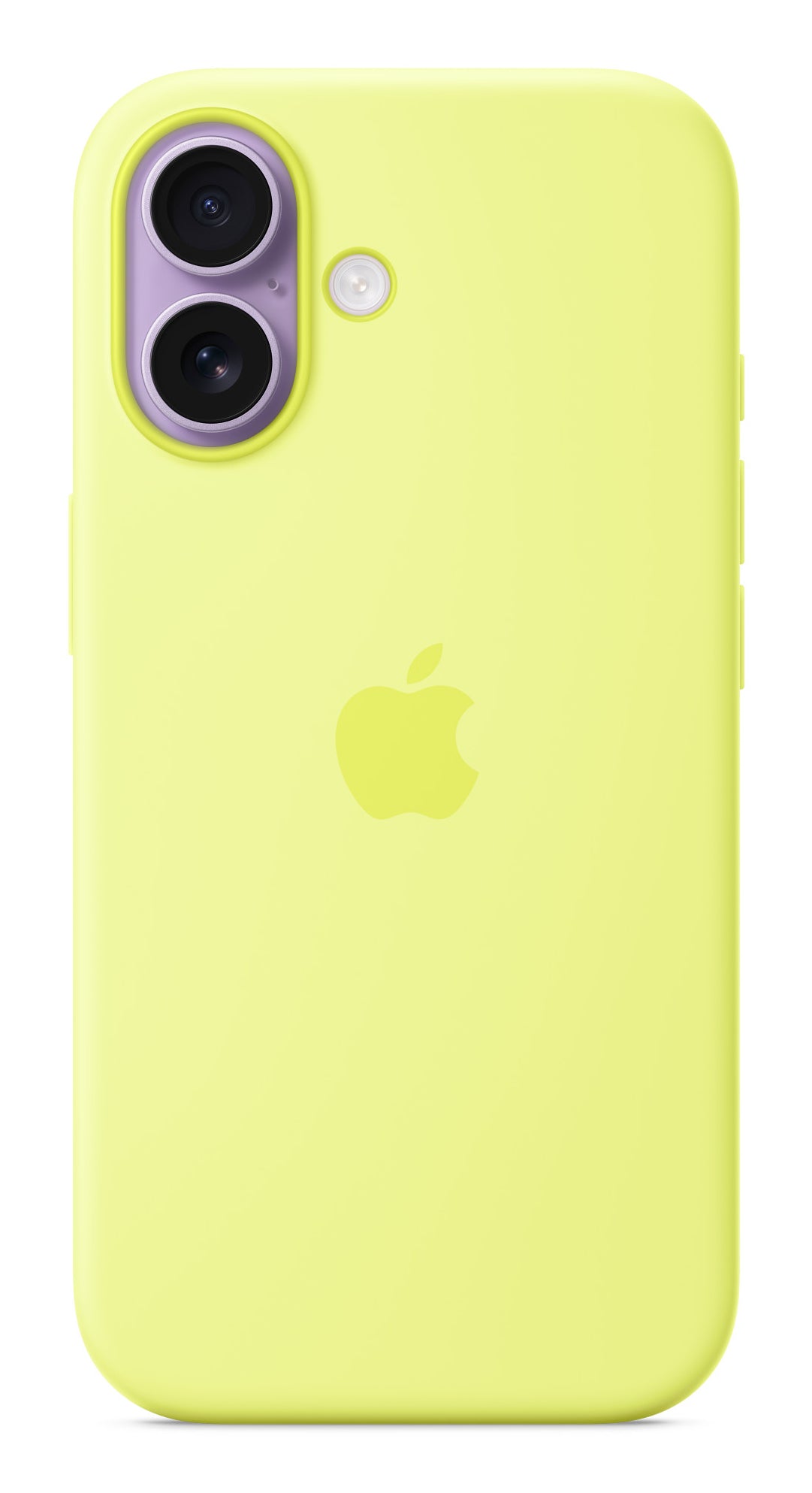Apple Backcover – für Apple iPhone 17, MagSafe, Silikon+Mikrofaser, Neon Gelb
