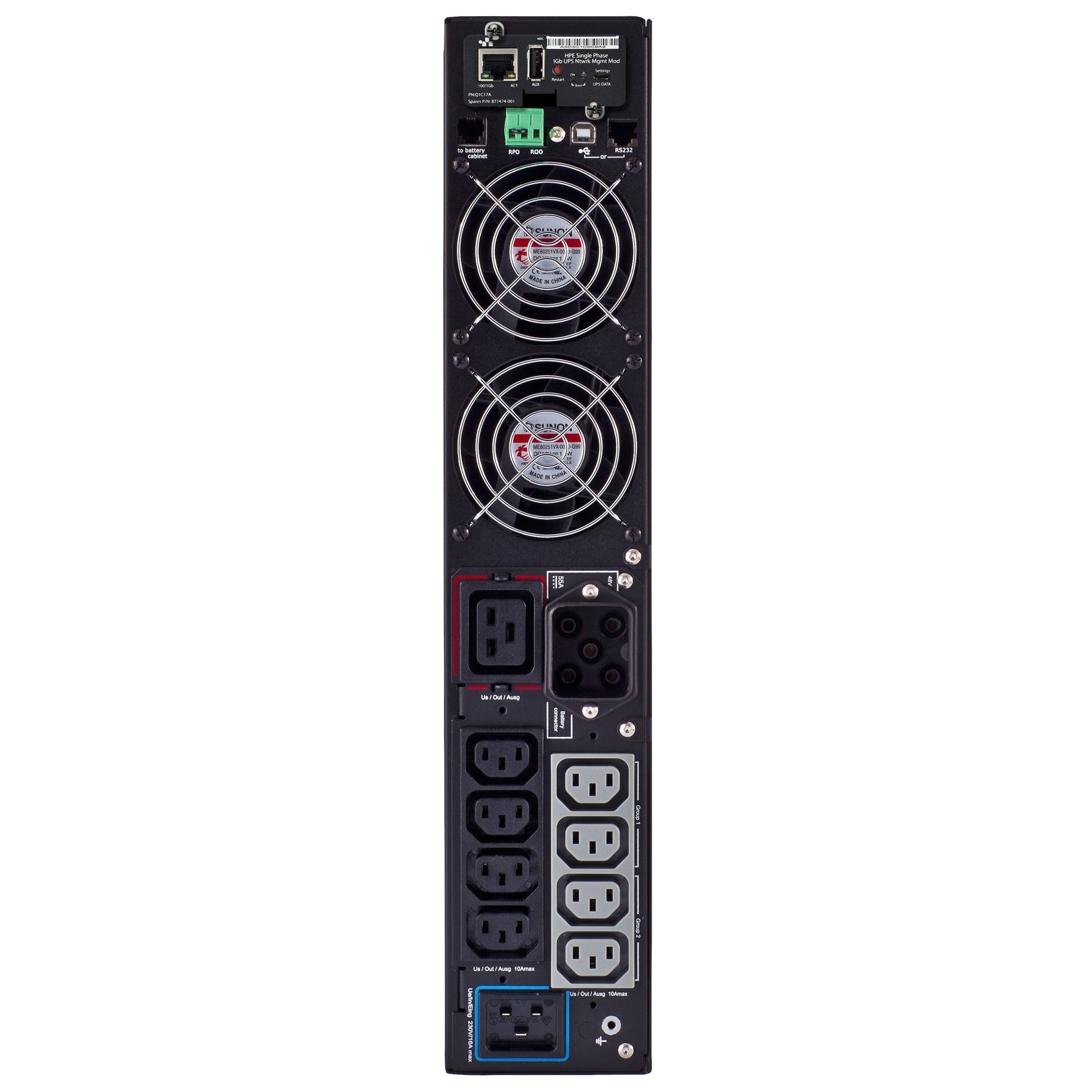 HPE Netzteil – 240 V – Schwarz