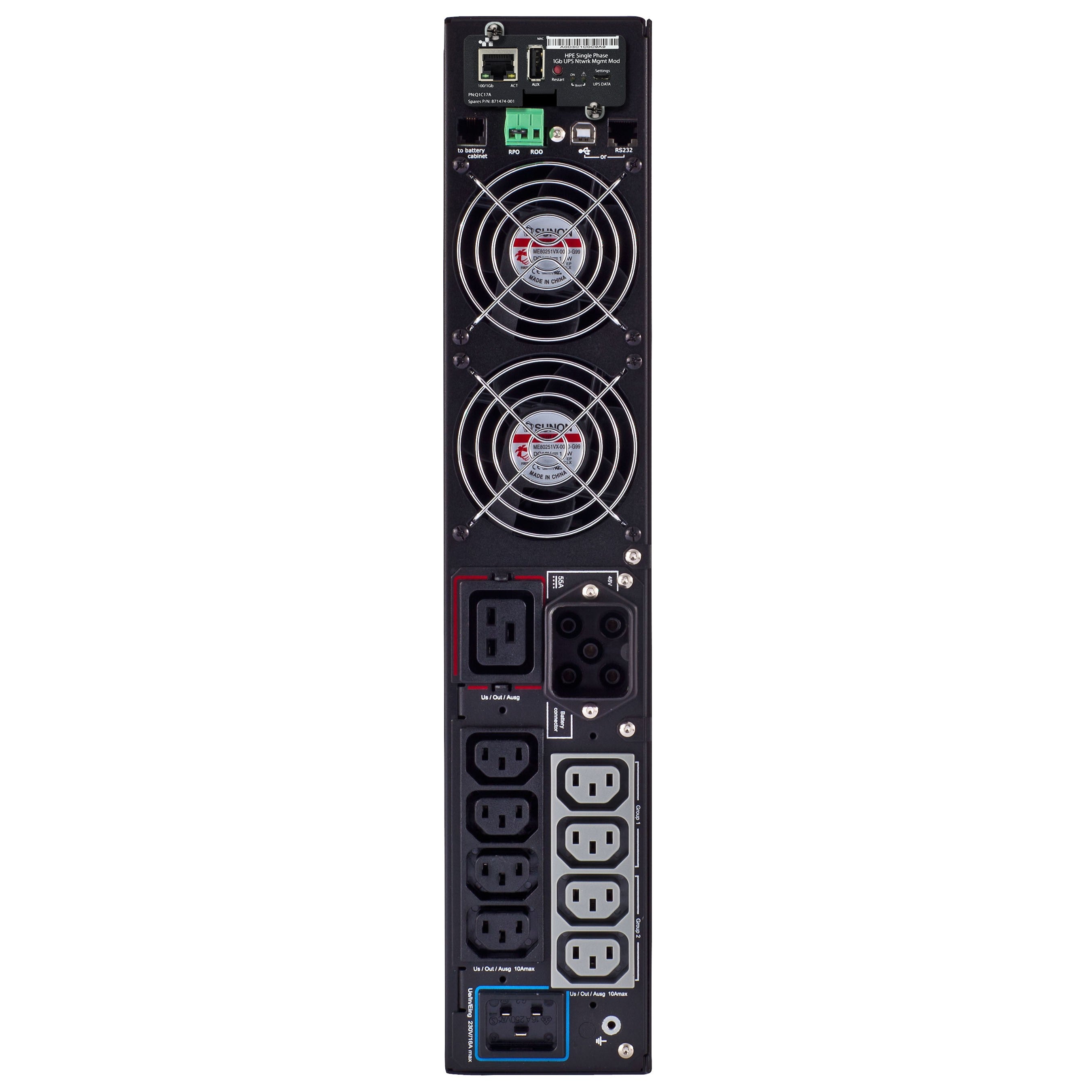 HPE Netzteil – 240 V – Schwarz