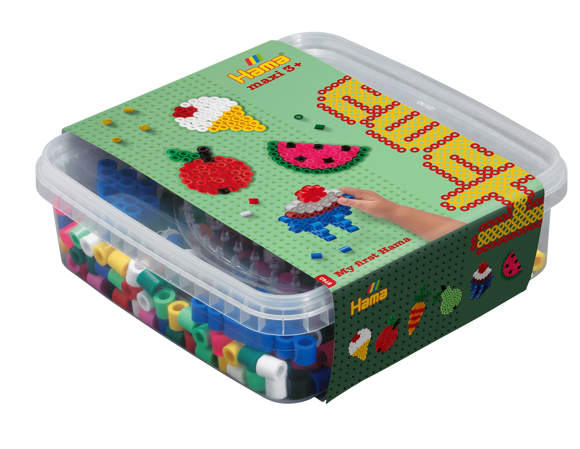 Hama Bügelperlen-Set Jumbo – 600 Perlen – Mehrfarbig – ab 3 Jahren