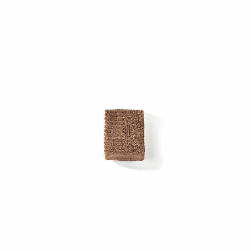 Zone Denmark Waschlappen – 30 × 30 cm, Terracotta, 100% Baumwolle, 500 g/m², OEKO-TEX
