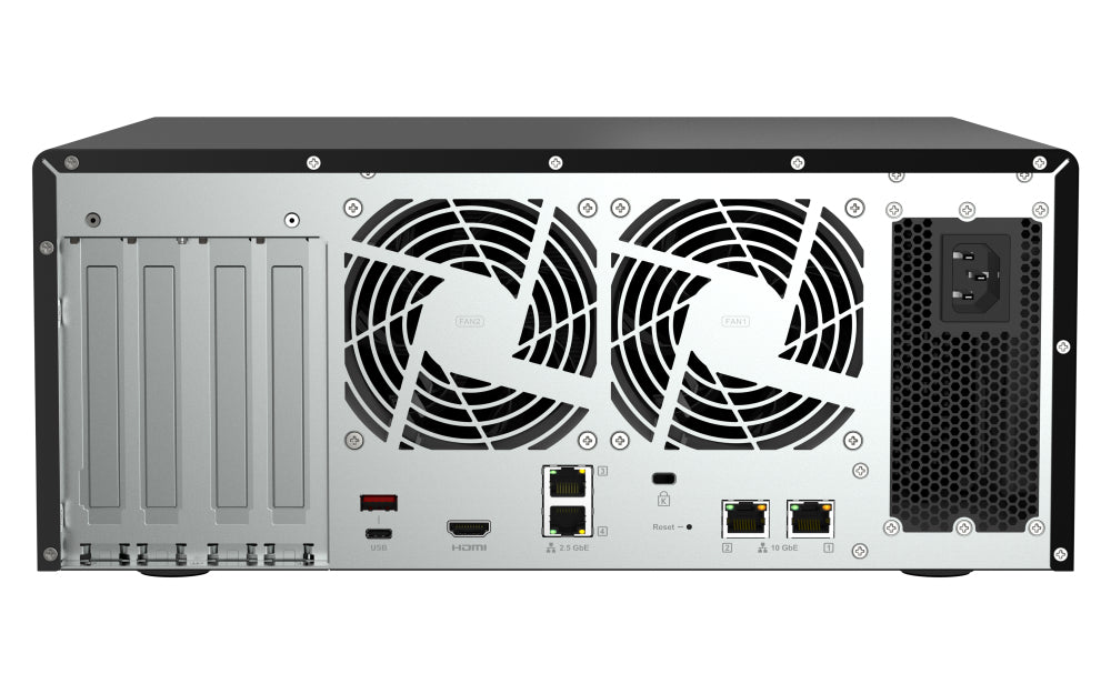 QNAP 12-Bay R7-9000 Speichergerät – 32 GB, SATA, UDIMM DDR5 2,5"
