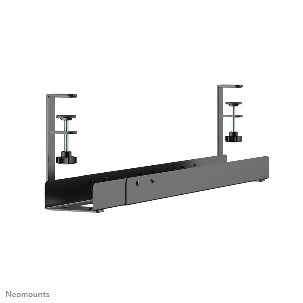 Neomounts ADS07-120BL Kabelwanne – Verstellbar 0,8–1,2 m – Klemmbefestigung, max. 5 kg – Schwarz