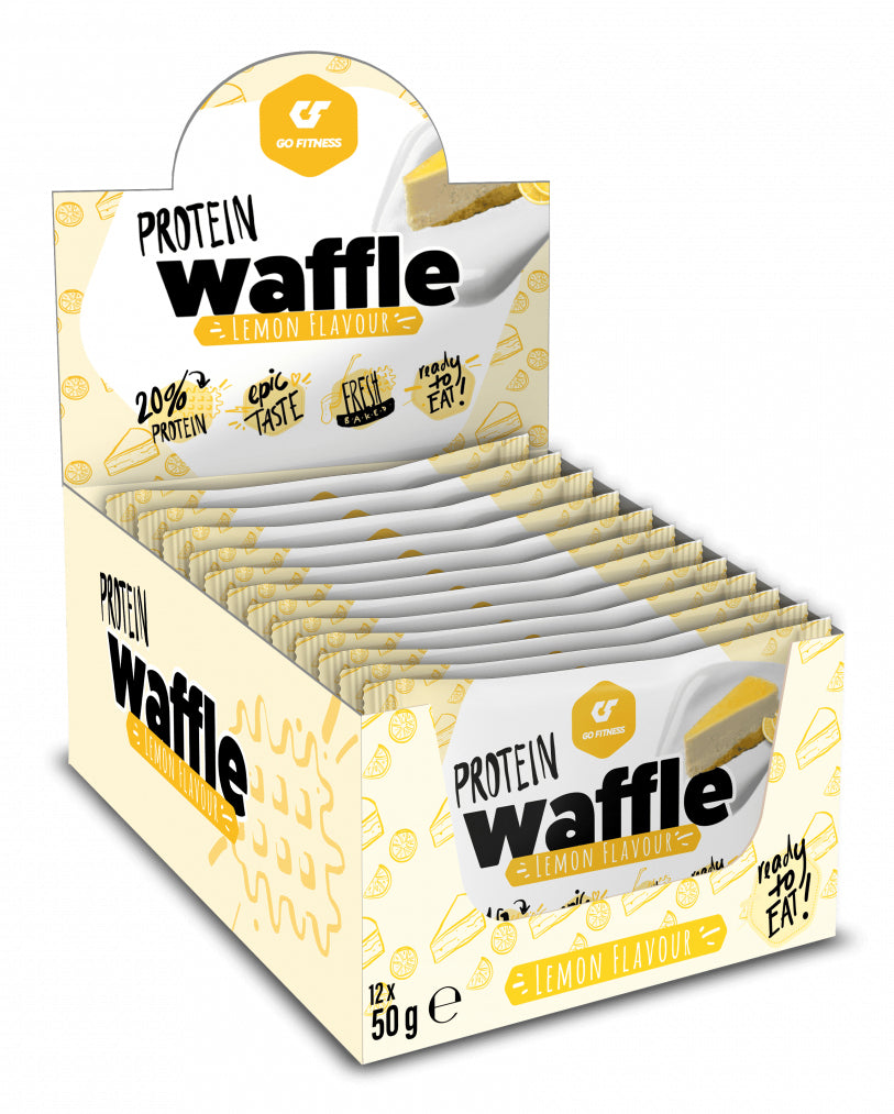 Go Fitness Protein-Waffel – Cookies & Cream – 12 × 50 g