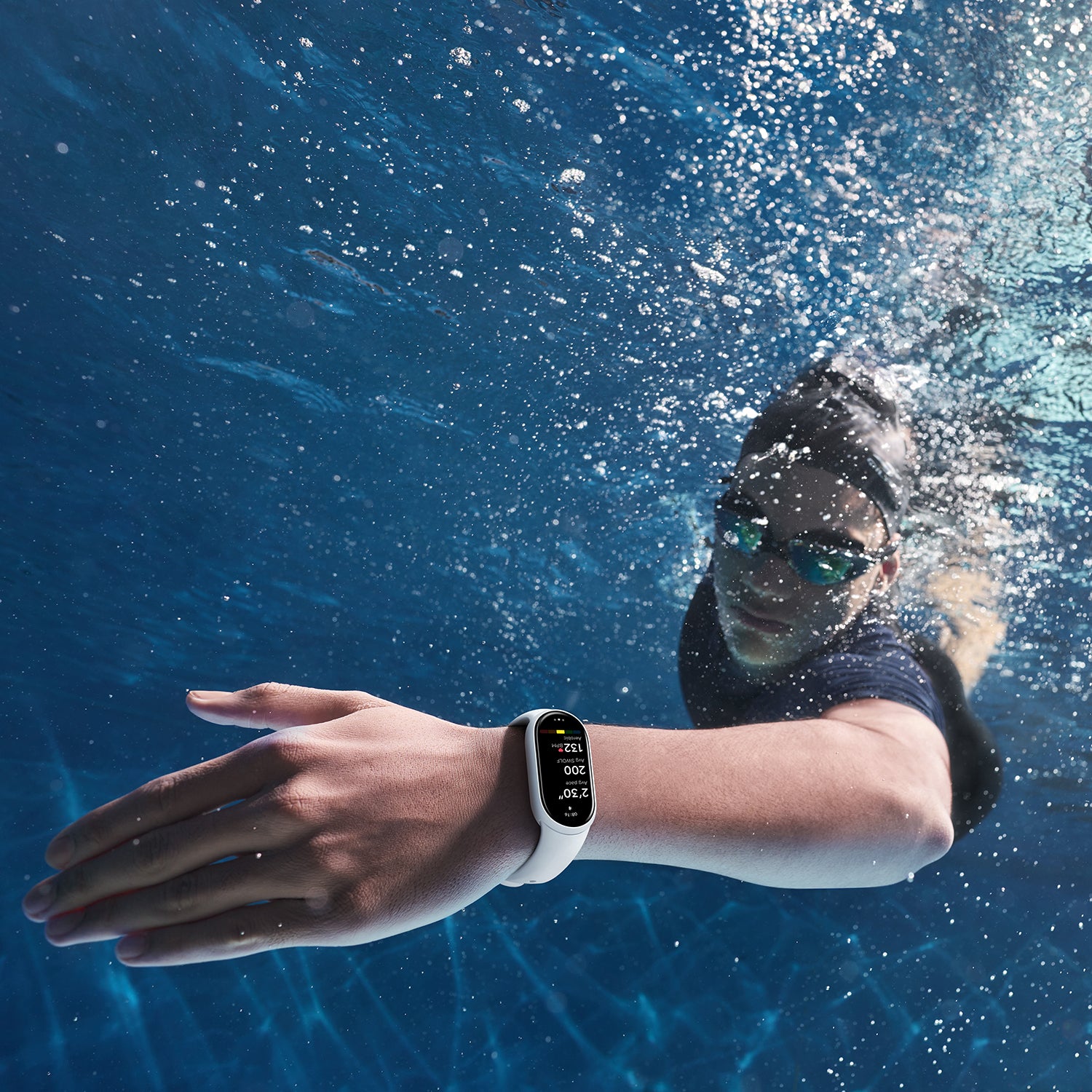 Xiaomi Smart Band 10 – Smartwatch – 1,72", Bluetooth, AMOLED, 5 ATM, Rosa, Sportarmband