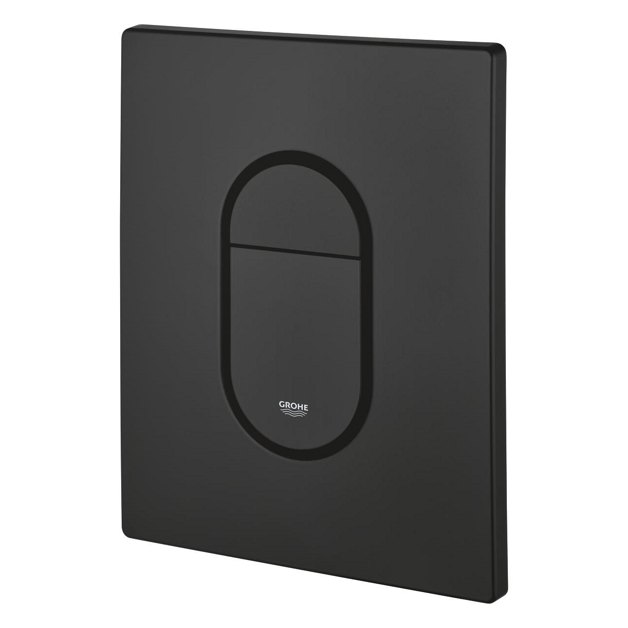 GROHE Arena Cosmopolitan – Abdeckplatte – Kunststoff, Schwarz, 15,6 × 1,2 × 19,7 cm