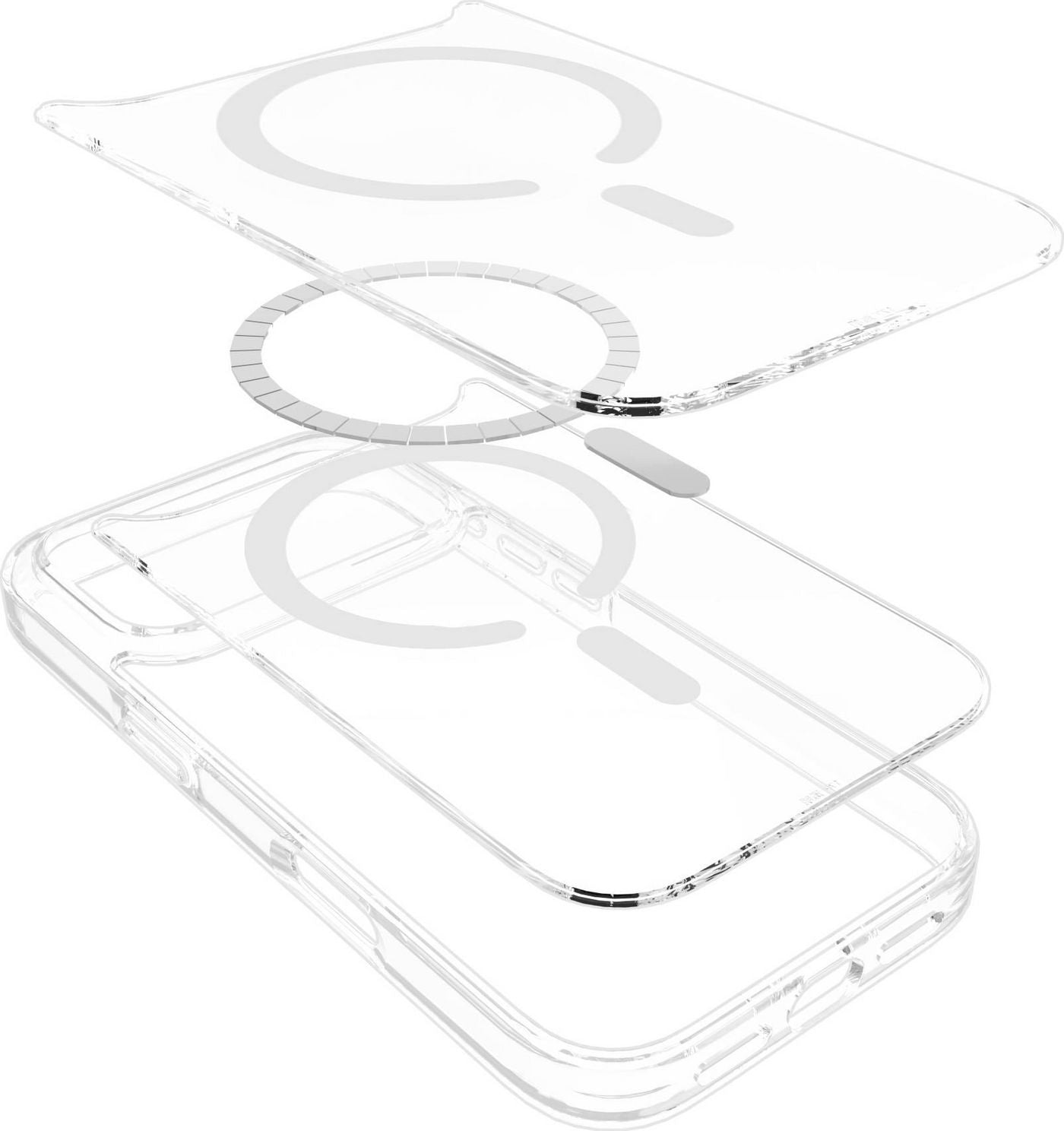 eSTUFF INFINITE OSLO Backcover – für Apple iPhone 17 Pro, MagSafe, PC+TPU, Transparent, bis 2 m Sturzsicherheit