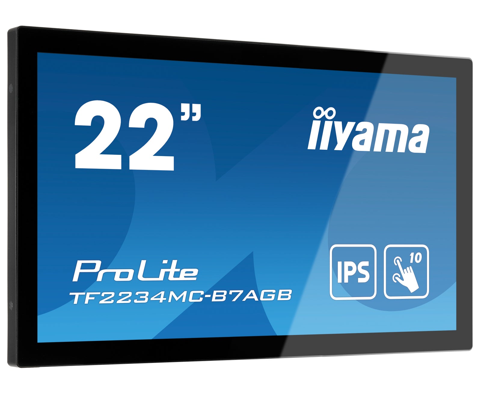 iiyama ProLite TF2234MC-B7AGB – Touch-Monitor 21,5" – 1920 × 1080 (Full HD), IPS, PCAP 10-Punkt, HDMI/DP/VGA