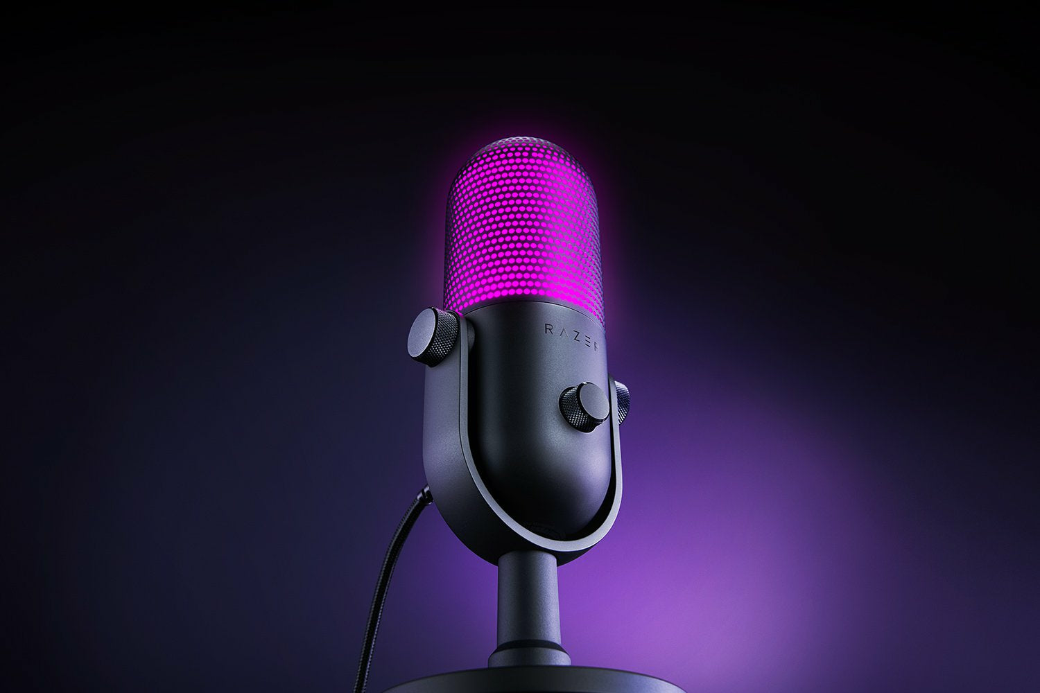 Razer Seiren V3 Chroma Tischmikrofon – USB-C, Kabelgebunden, Superniere, 24 Bit/96 kHz, Schwarz