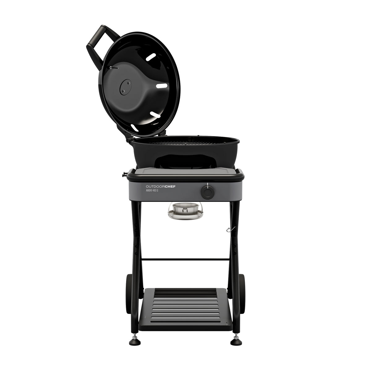 OUTDOORCHEF Kamado-Gasgrill Ambri 480 G Evo – Ø 48 cm, 5,8 kW – schwarz