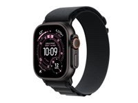 Apple Watch Ultra 3 49 mm GPS + Cellular – Titan Schwarz, Alpine Loop, M, 100 m, für iPhone