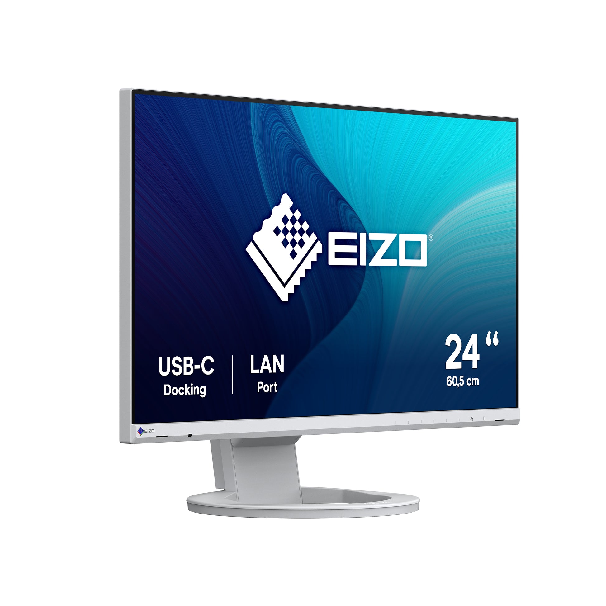 EIZO EV2490-Swiss Edition – Monitor, 23,8" 1920 × 1080 (Full HD), IPS, 60 Hz, 250 cd/m², VESA 100 × 100, Weiss