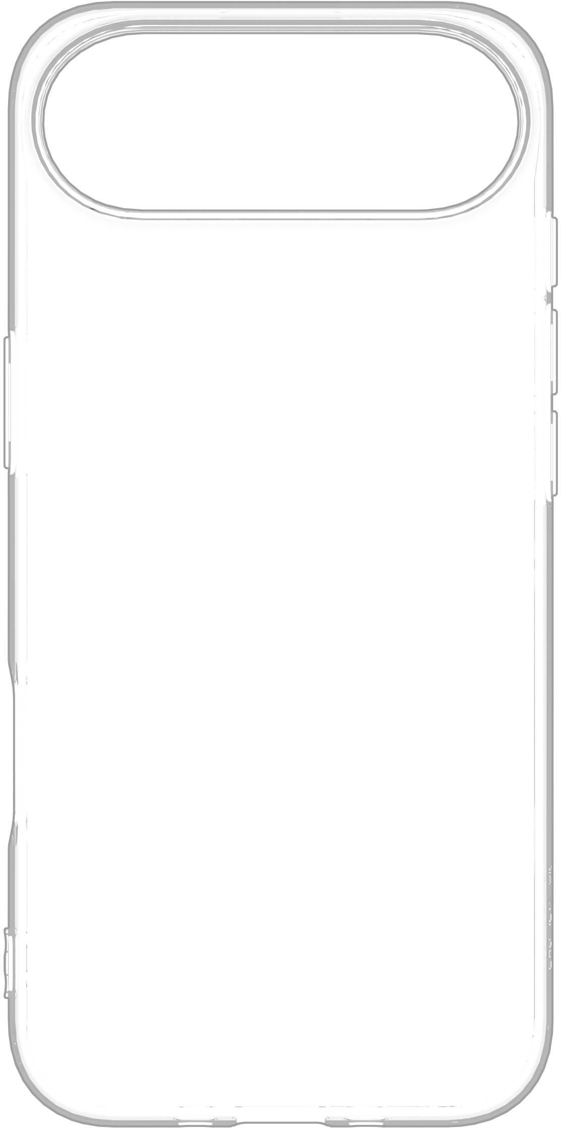 eSTUFF Backcover – für Apple iPhone 17 Air, MagSafe, TPU, Transparent, bis 1,2 m sturzsicher