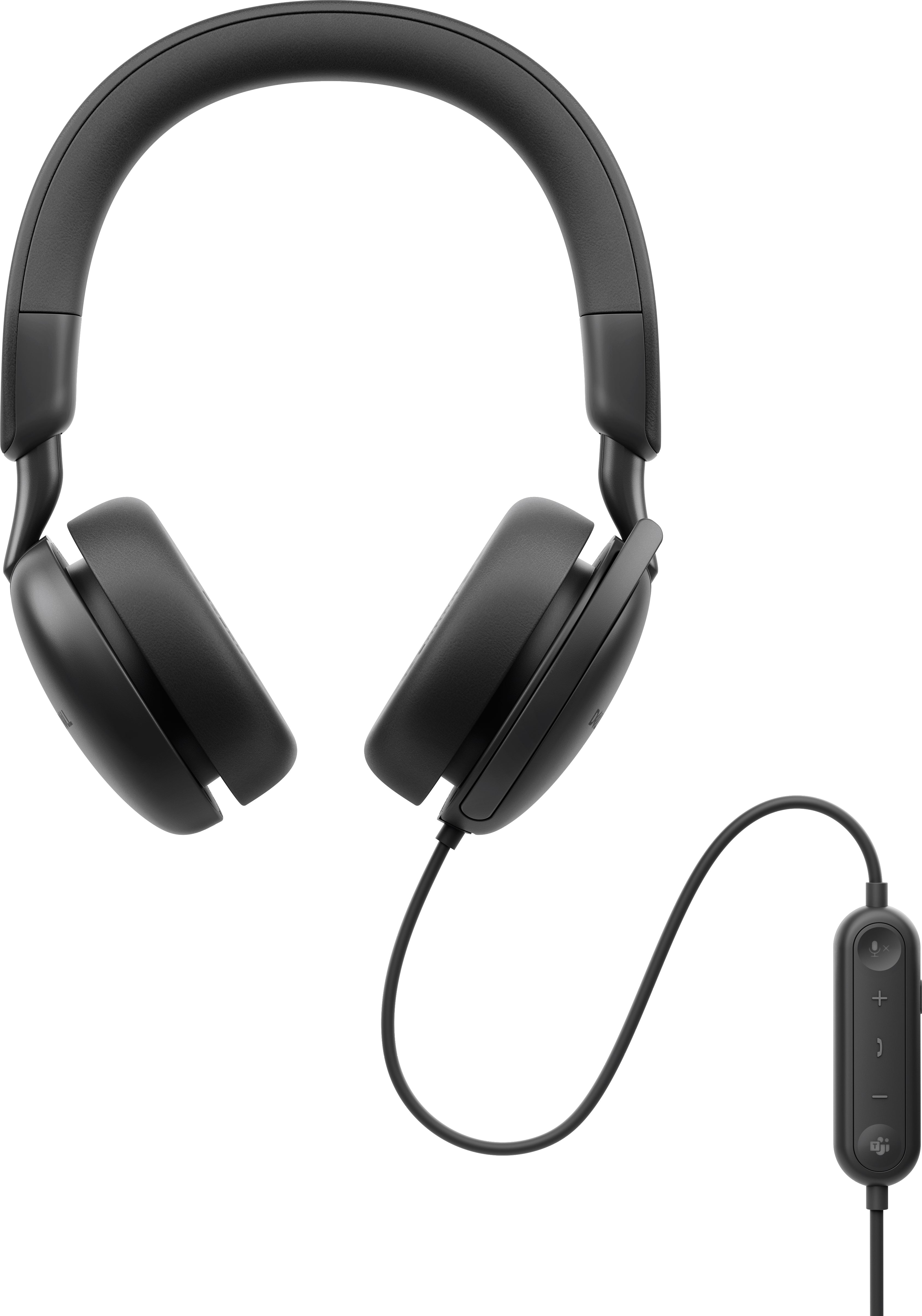 DELL Pro WH5024 Office-Headset – On-Ear, Stereo, Kabel (USB-C), ANC, MS Teams zertifiziert, Schwarz