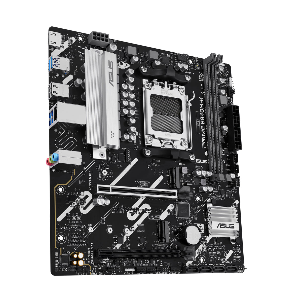 ASUS PRIME B840M-K – Mainboard – Sockel AM5, AMD B840, mATX, DDR5