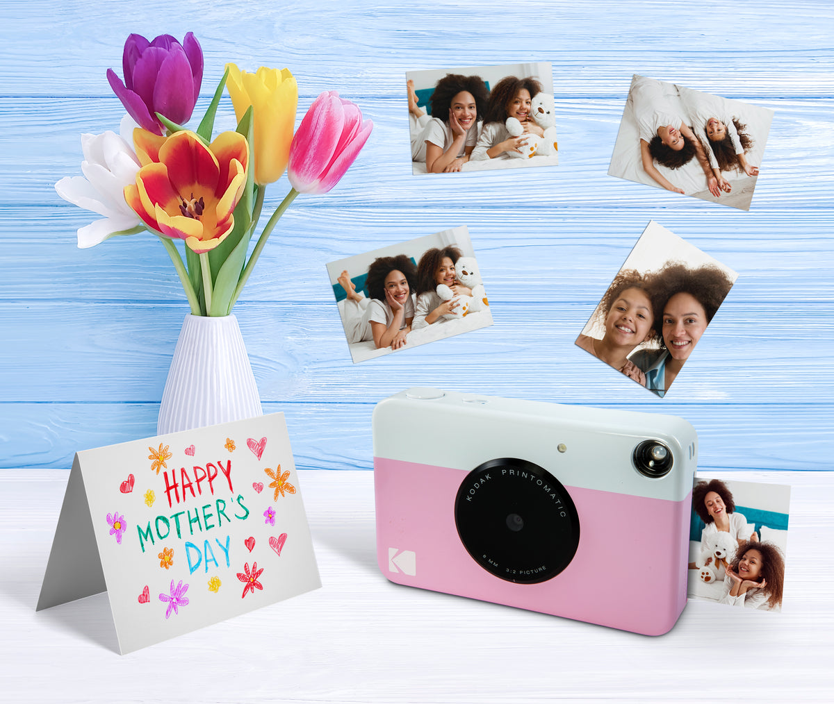 Kodak Printomatic – Hybrid-Sofortbildkamera, Pink