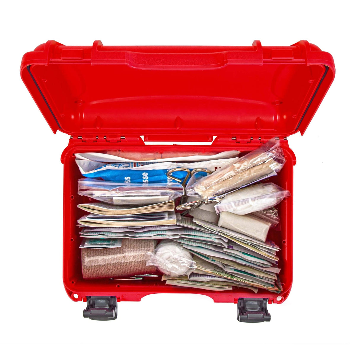 Nanuk Schutzkoffer 909 Erste Hilfe – 4,8 l, Kunststoff, Rot, 31,8 × 20,3 × 24,9 cm