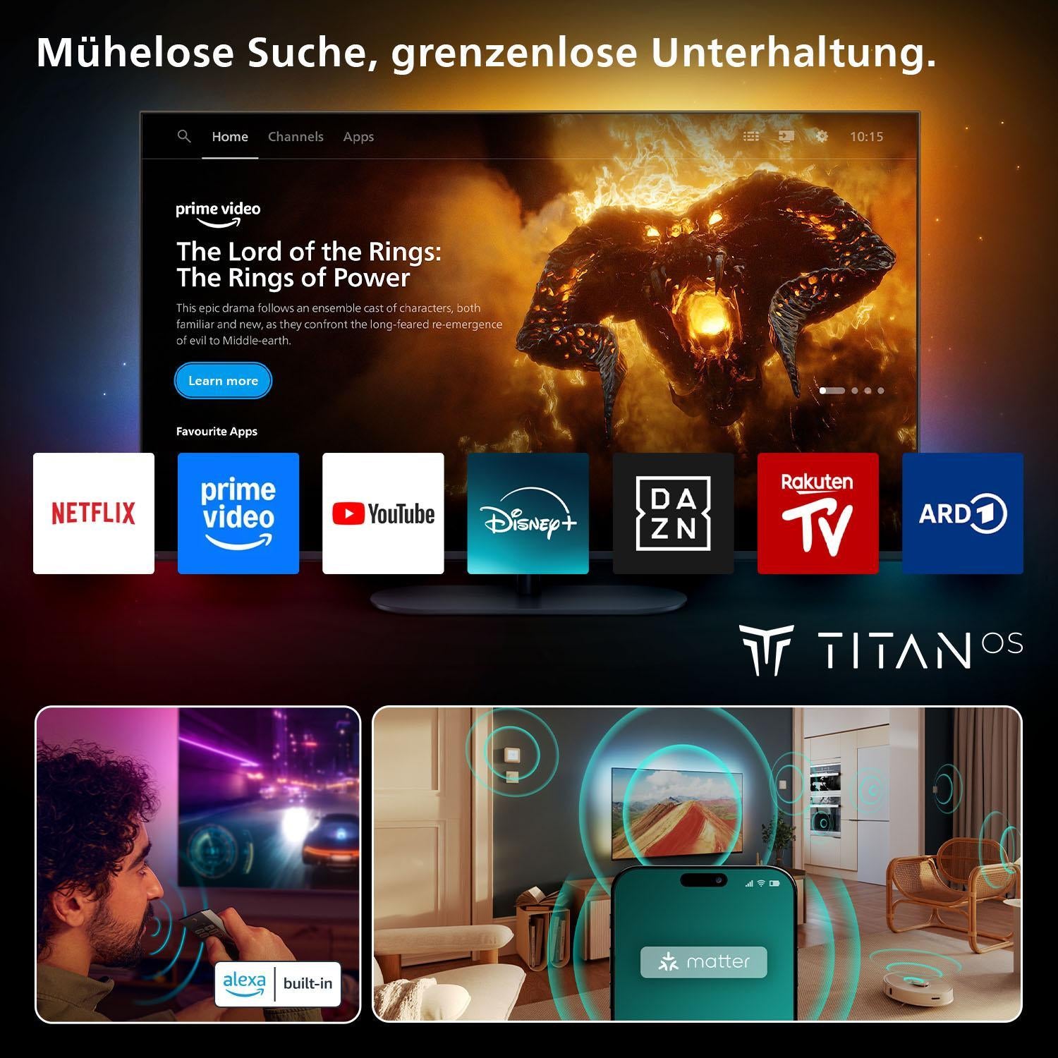 Philips 48OLED760/12 – 48" OLED UHD 4K, Titan OS, Ambilight (2025)