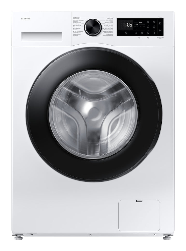 Samsung Waschmaschine WW5100 Slim – 60 × 85 × 47 cm, weiss, 8 kg, 1200 U/min, wifi-gesteuert