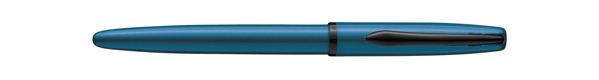 Pelikan Jazz Noble Elegance Schreibset – Kugelschreiber + Füllfederhalter – Blau, Türkis, Metall, Dreh, 2-teiliges Set