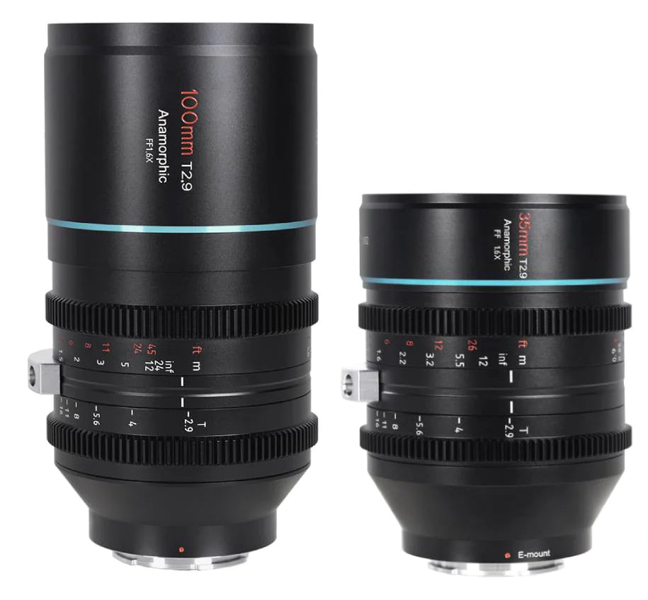 Sirui Venus E Kinoobjektiv – Sony E-Mount – 35/50/100 mm, T/2.9 – Vollformat, manuell, Filter 82 mm