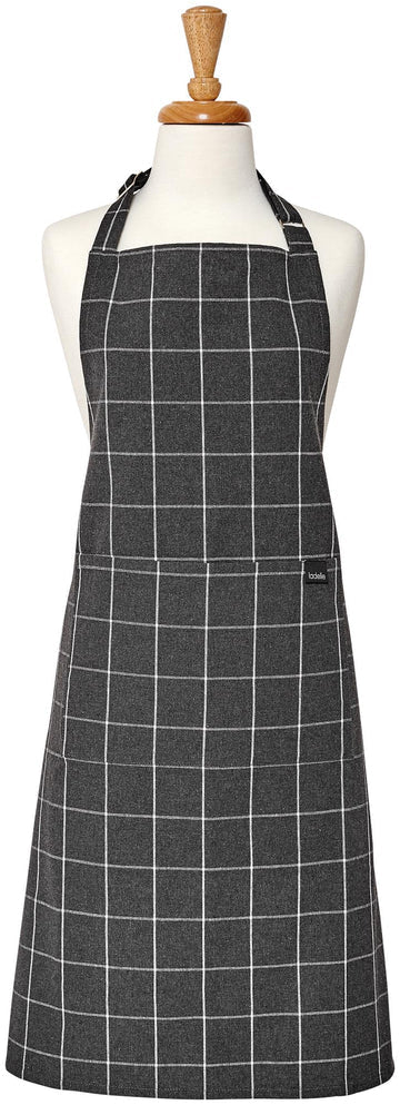 Ladelle Küchenschürze 70 × 89 cm, Baumwolle (recycelt)/Polyester, Anthrazit