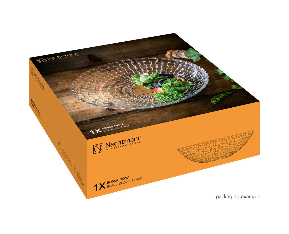 Nachtmann Servierschüssel – 2,9 l, Ø 30 cm, Kristallglas, Transparent, spülmaschinenfest