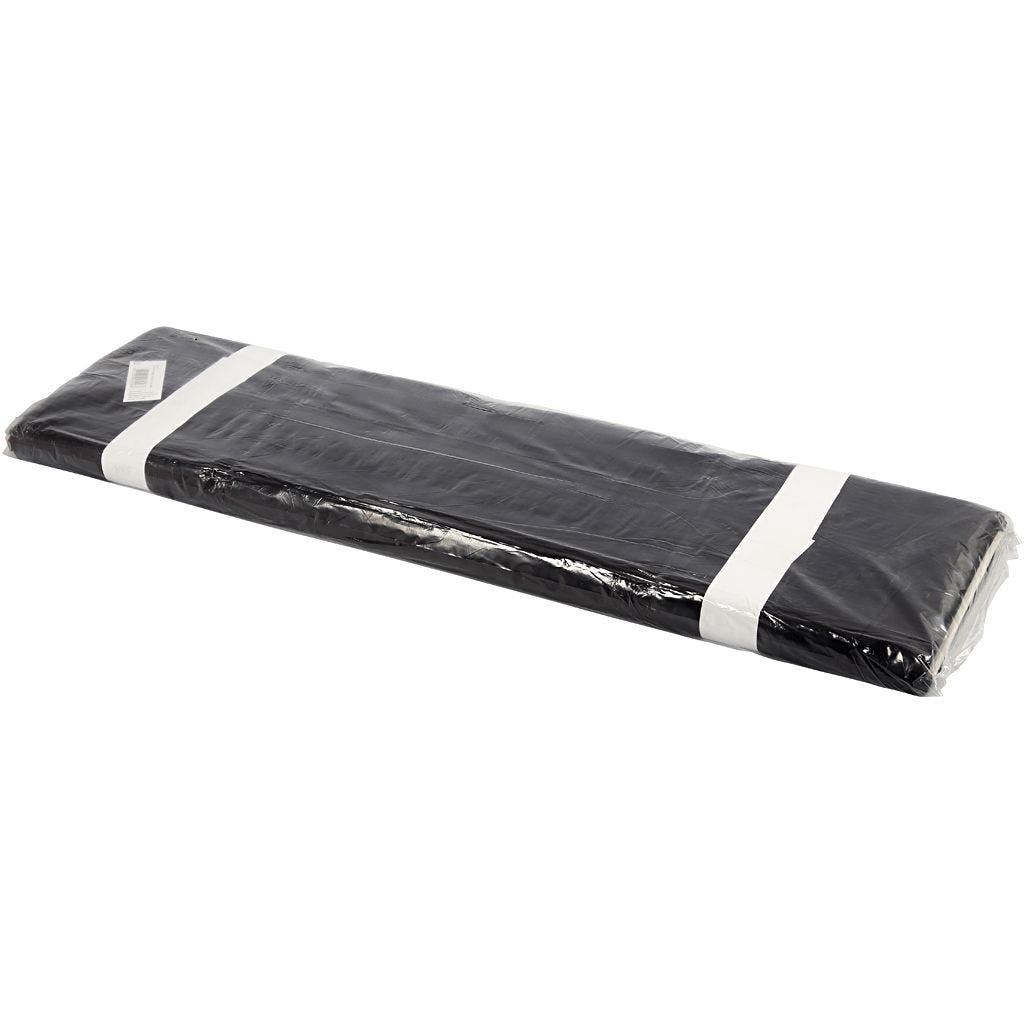 Creativ Company Stoff – schwarz – 145 cm × 10 m – Baumwolle
