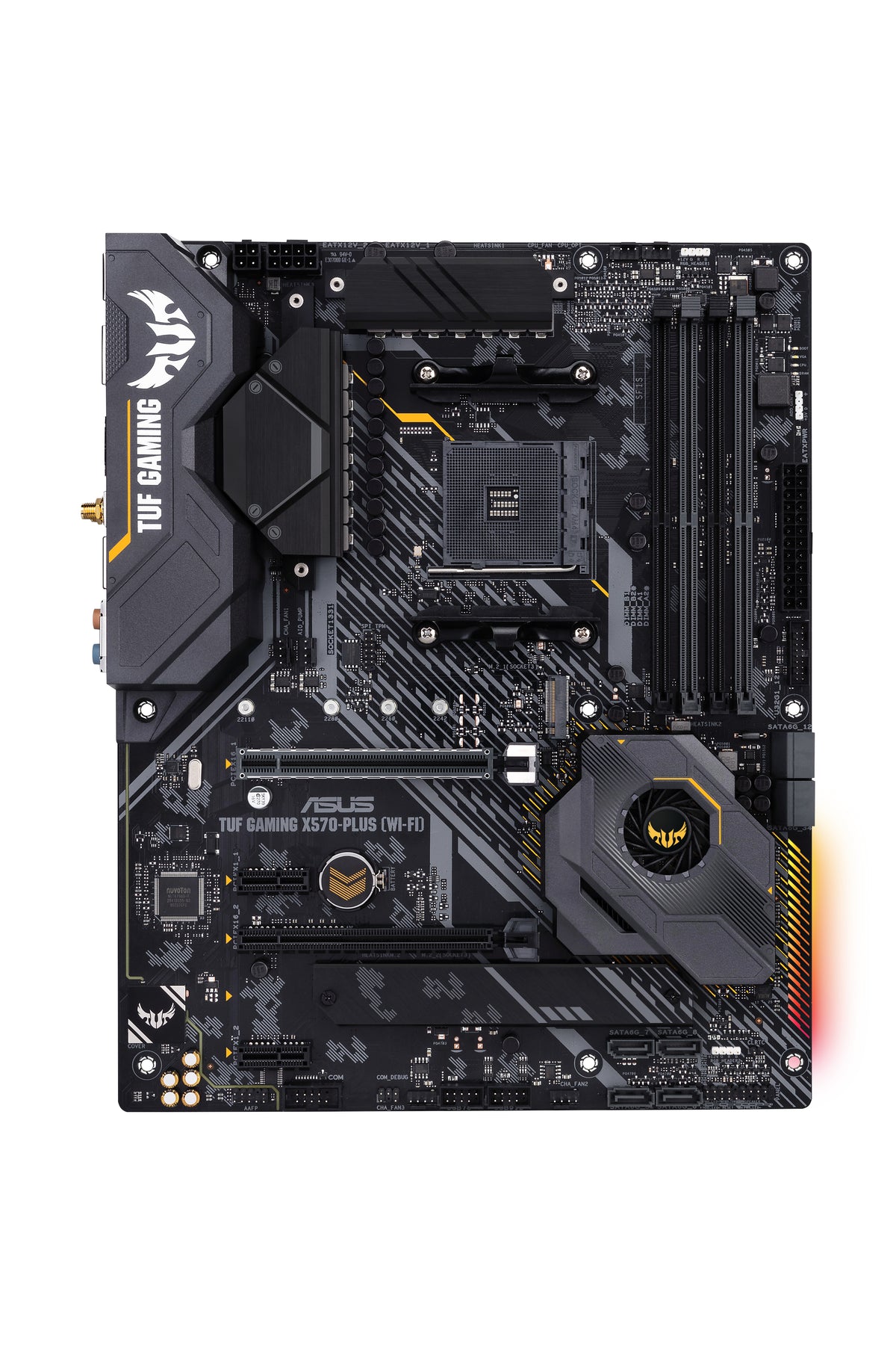 ASUS TUF GAMING X570-PLUS WI-FI – Mainboard – Sockel AM4, AMD X570, ATX, DDR4