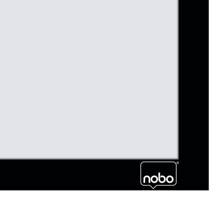 Nobo Selbstklebender Info-Rahmen – DIN A3 – Schwarz – 2er Pack