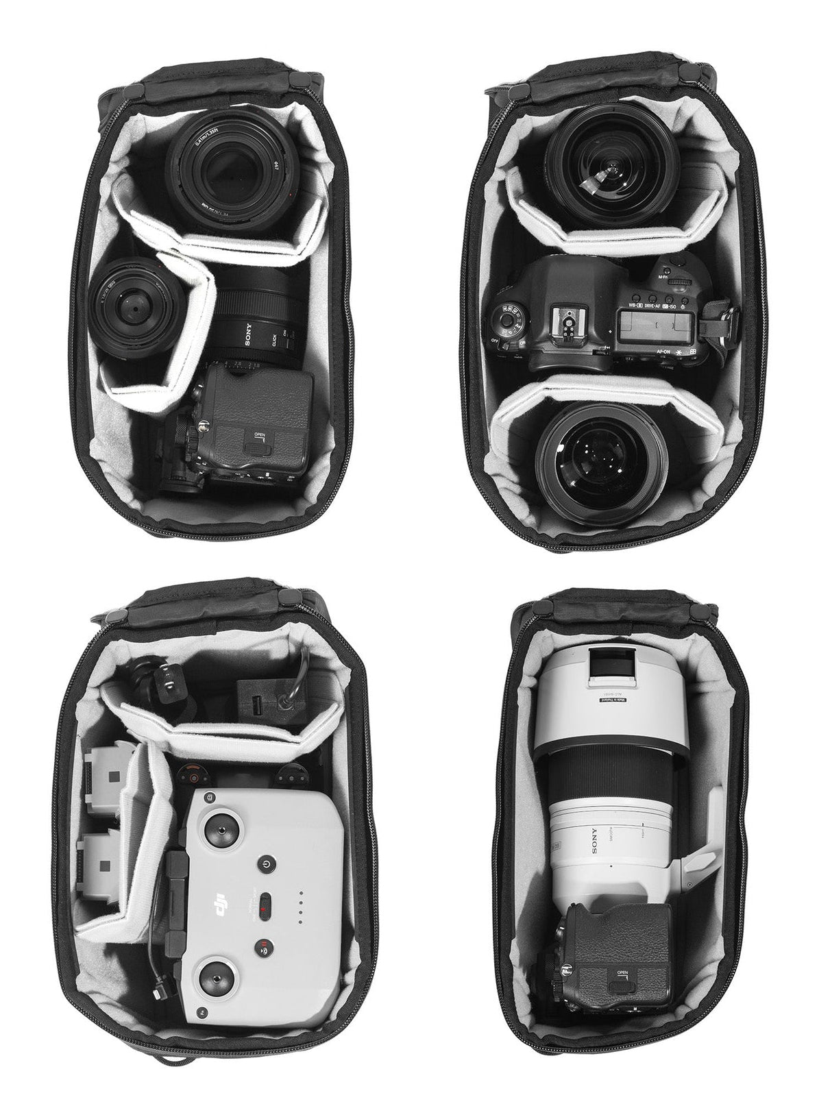 Peak Design Camera Cube v2 Zubehörtasche – Nylon/Schaumstoff – Schwarz