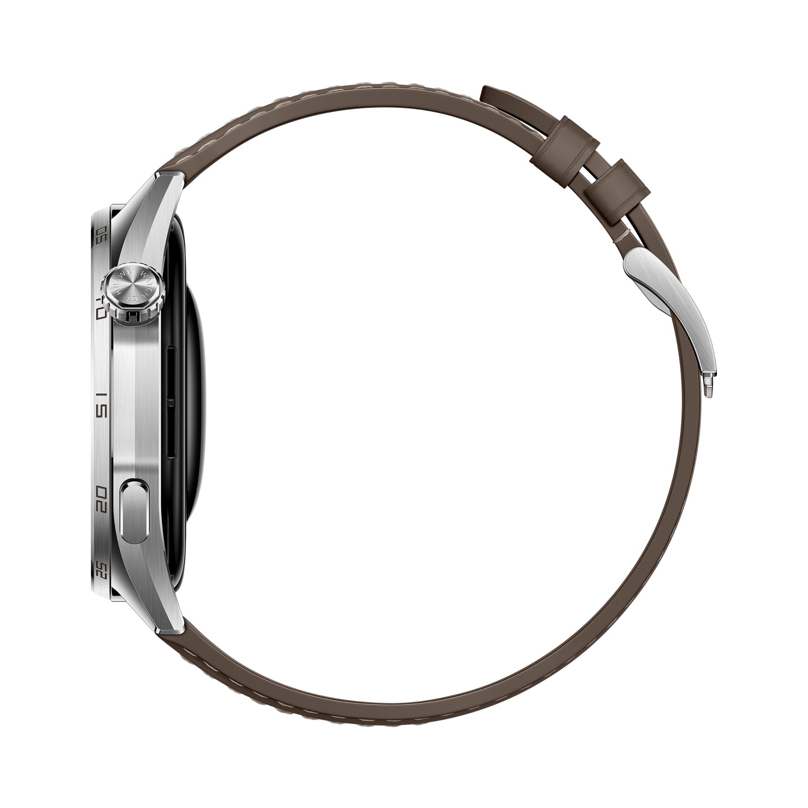 Huawei Watch GT6 46 mm GPS – Edelstahl, Braun