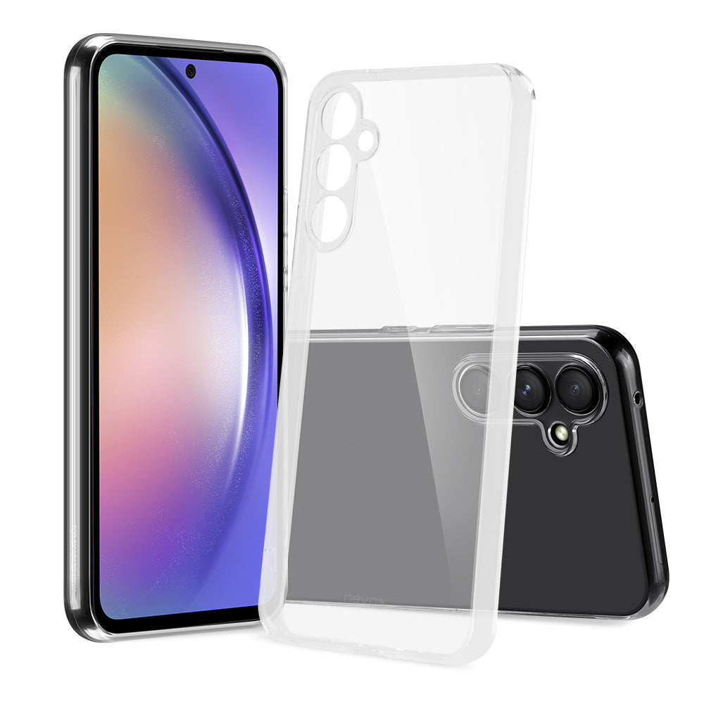 Nevox StyleShell Flex Backcover – für Samsung Galaxy A36, PC+TPU, Transparent