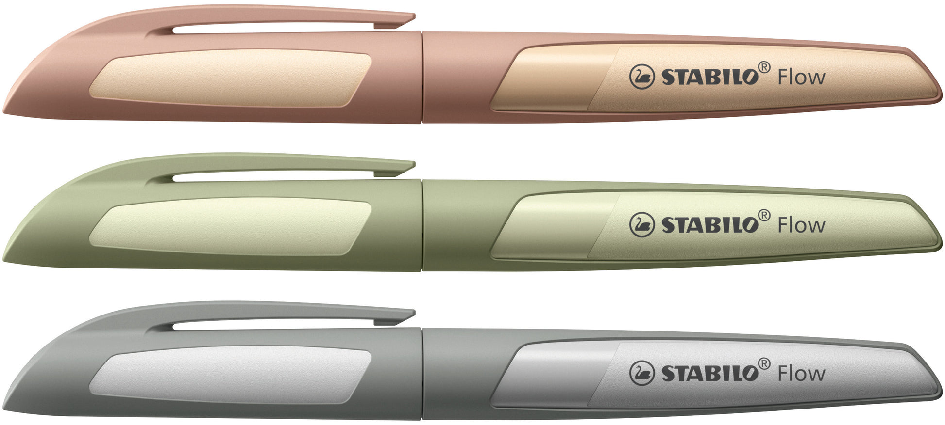 STABILO Flow Monochrome – Füllfederhalter – M – Khaki