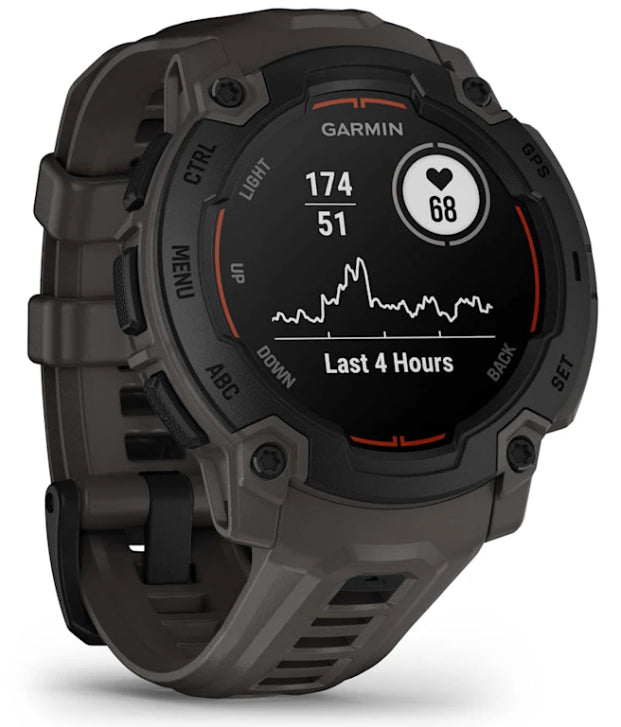 Garmin Instinct E – GPS-Smartwatch – 45 mm, Bluetooth, Schwarz, Sportarmband