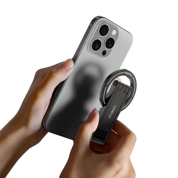 Ulanzi Tischständer, faltbar, MagSafe – für MagSafe-kompatible Smartphones – Silber, Aluminium