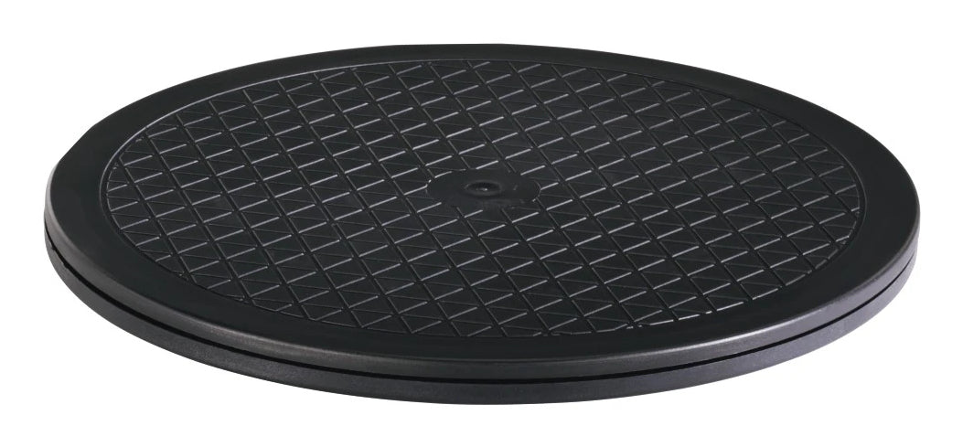 Hama Drehteller Ø 40 cm – 360° drehbar, Tragkraft 100 kg – schwarz – Universal-Drehteller XL
