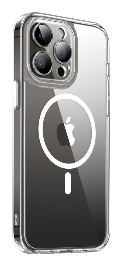 Valenta Trend MagSafe Backcover – für iPhone 15 Pro, Transparent, TPU/PC, Schutz vor Vergilbung