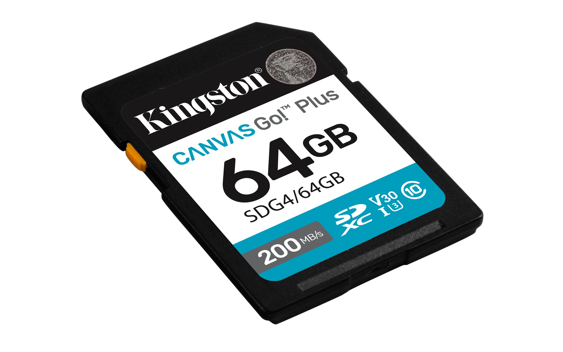 Kingston Technology Kingston Canvas Go Plus 200R Gen4 Allgemeines Speichergerät – 64 GB, SDXC UHS-I U3 V30, 200 MB/s
