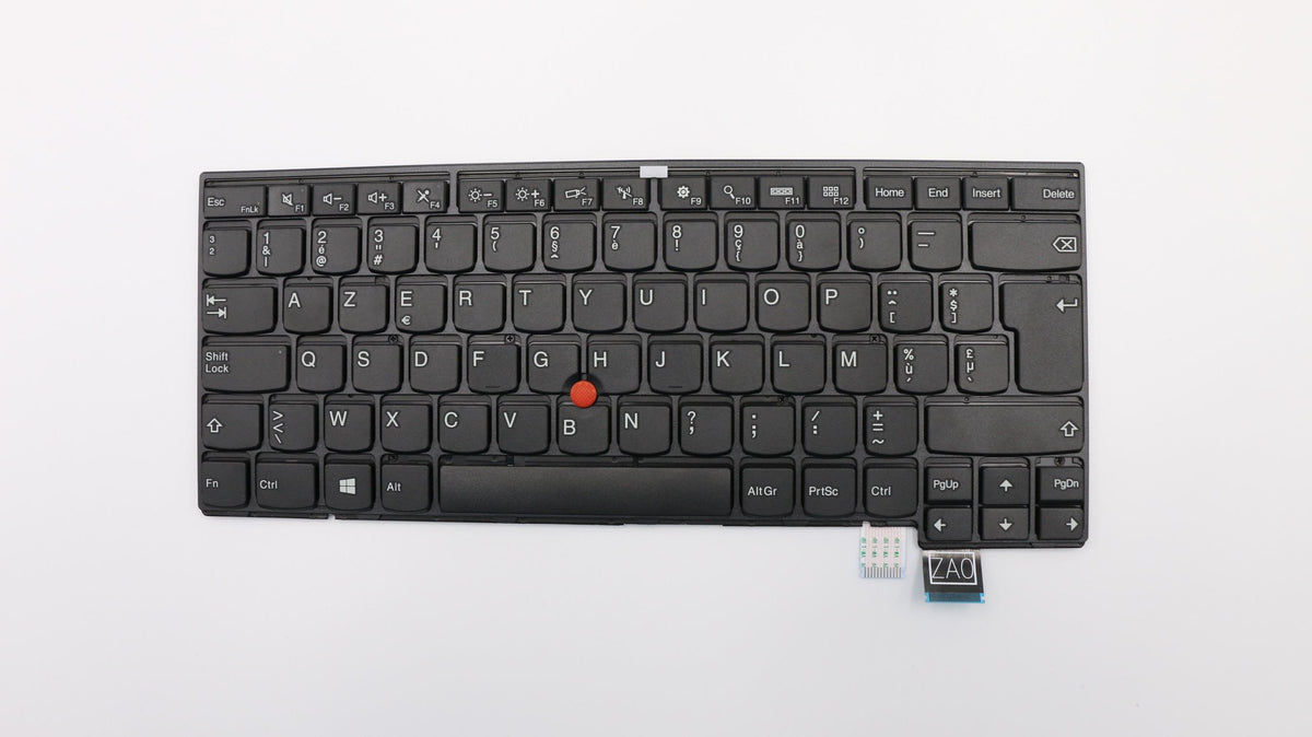 Lenovo 01YT106 – Notebook-Ersatztastatur – AZERTY (BE), ohne Ziffernblock – schwarz – für ThinkPad T460s